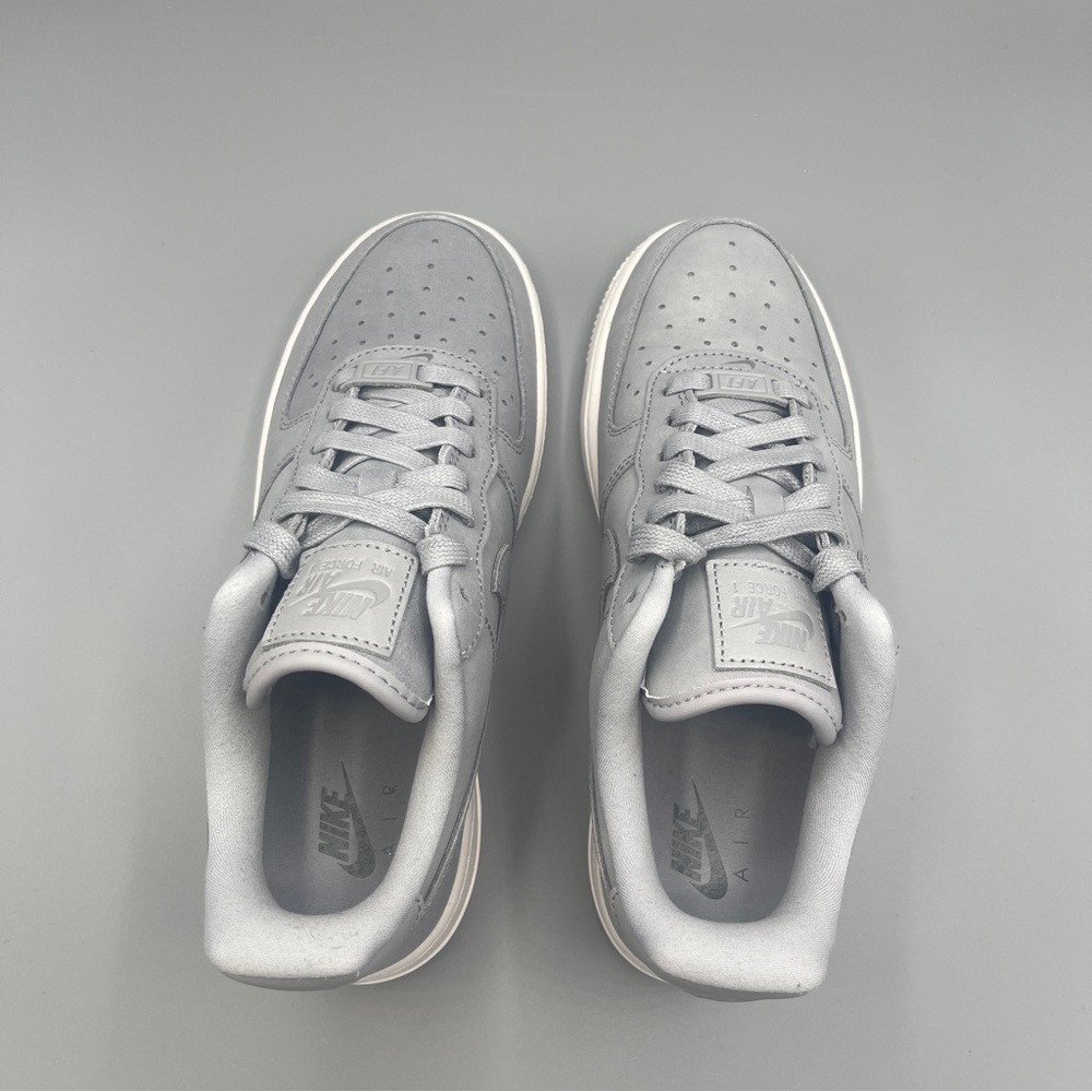 Nike Wmns Air Force 1 Premium AF1 PRM MF Wolf Grey White/ Size 7.5 - Picture 7 of 13